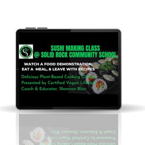 SUSHI CLASS Plant-Based Class Demo & Sampling
